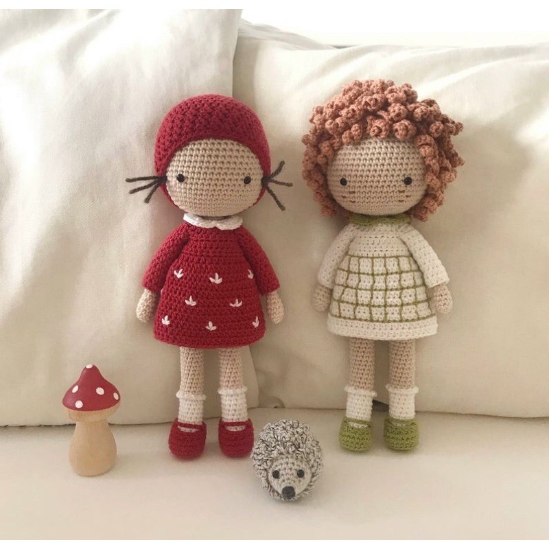Búp bê len nhồi bông handmade