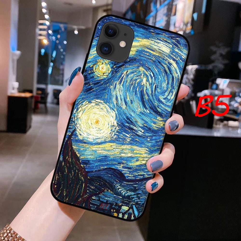 Ốp điện thoại vẽ hình nghệ thuật cho iPhone 11 Pro Max XS MAX XR X 8 7 6s 6 Plus SE 2020
