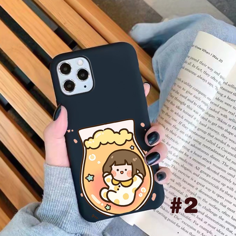 Ốp điện thoại họa tiết đáng yêu thích hợp cho iPhone 12 11 XS Pro Max Mini X XR 8 7 6 6S Plus 5S 5 SE 2020