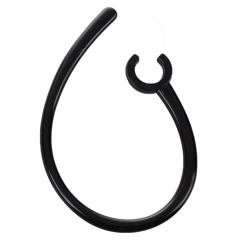 3 Pcs Handfree 5.5Mm Hole Black Plastic Earhook for Bluetooth Earphone