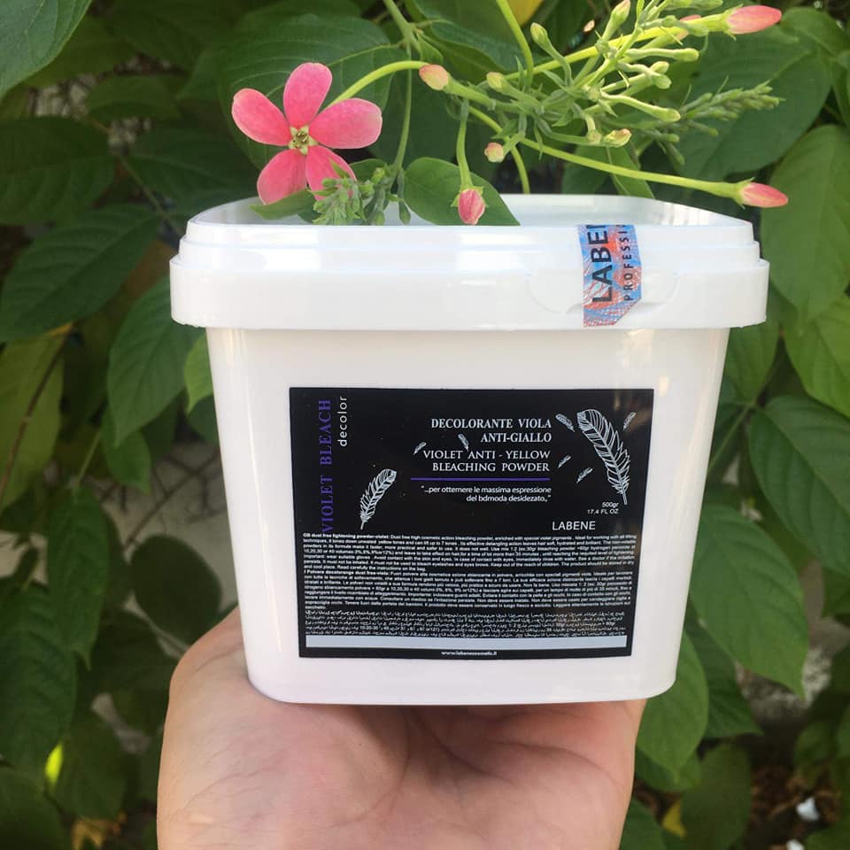 Bột tẩy tím cao cấp Violet Anti-Yellow Bleaching Powder LABENE 500gr