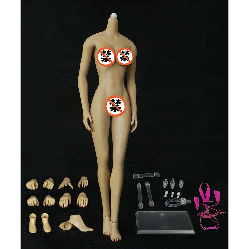 Mô hình búp bê nữ phong cách Châu Âu tỉ lệ 1:6 với chân tay có thể tháo rời JOQ-10E-BM