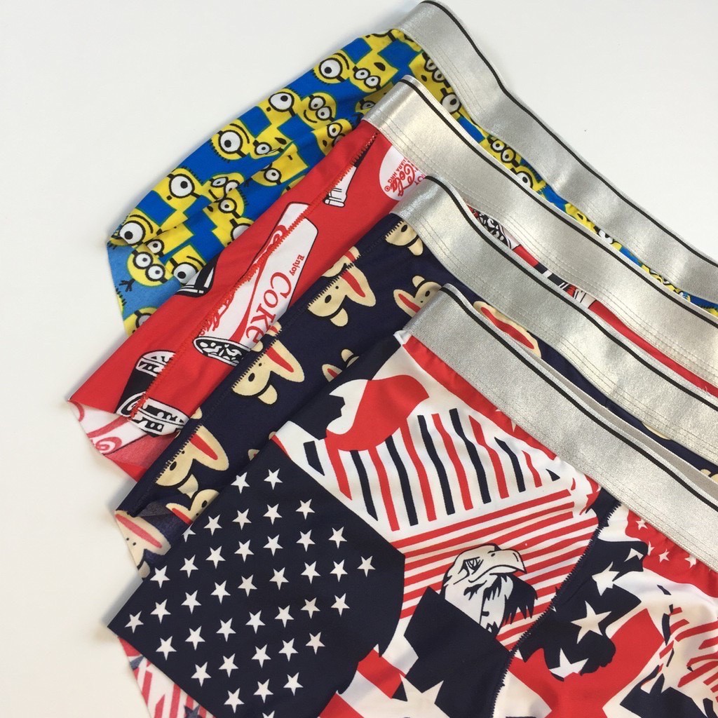 Quần Sịp Doremon thun lạnh kiểu dáng quần lót Đùi nhiều họa tiết Hoạt Hình phù hợp cho mọi lứa tuổi thích mặc quần boxer