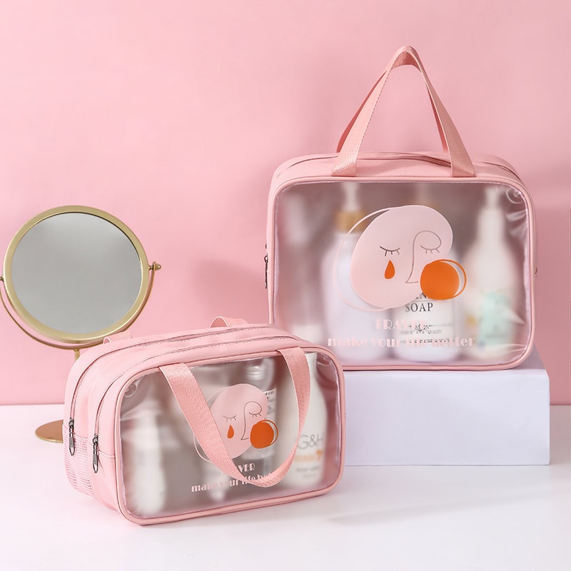 Túi Đựng Đồ Bơi Trong Suốt Hai Lớp Dày Dặn Chống Thấm Nước Kích Thước Lớn Tiện Dụng