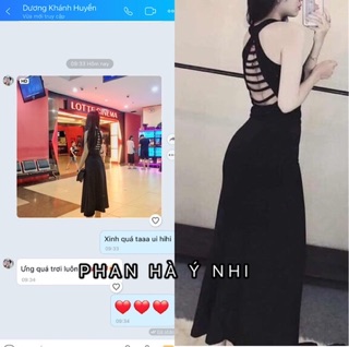 maxi đan lưng ( kèm ảnh thật )