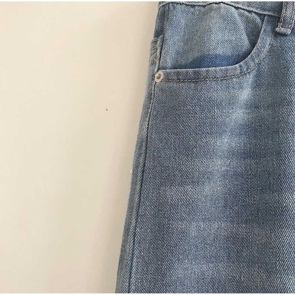 [ MEO MEO ] QUẦN JEAN ỐNG RỘNG NỮ LƯNG CAO VẰN RÂU MÈO LAI CUỐN CAO CẤP UTI ĐỦ SIZE S, M, L SIÊU THỜI THƯỢNG, VẢI MỀM