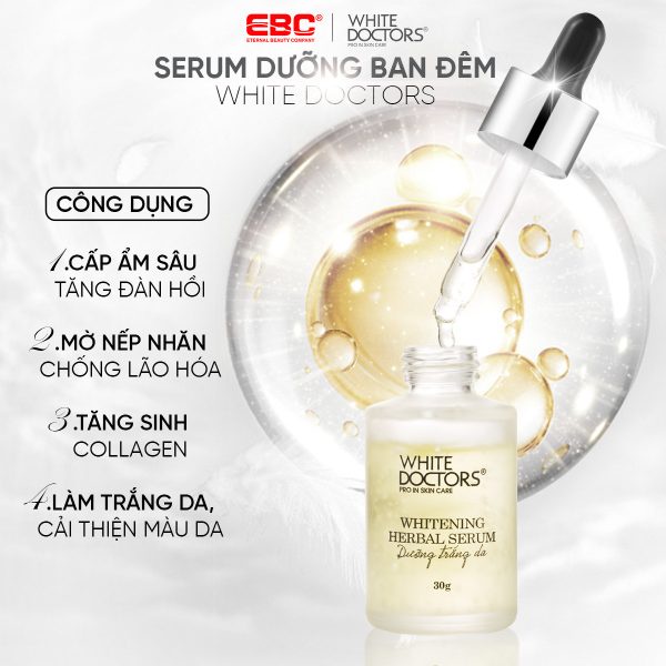 Serum Dưỡng Trắng Da Ban Đêm White Doctors 30g