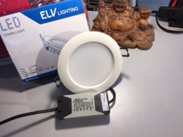Đèn led âm trần 6w, 9w, 12W ELV. Lỗ khoét 75, 90, 110mm.