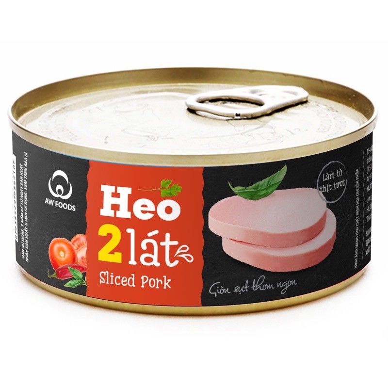 Heo 2 lát đóng hộp AW Food