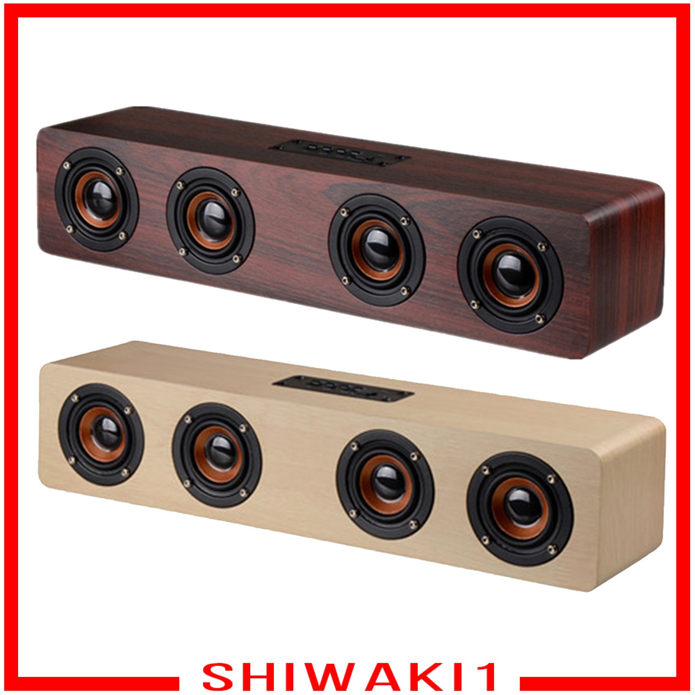 Loa Bluetooth Shiwaki1 Bằng Gỗ Âm Thanh Sống Động 380mm