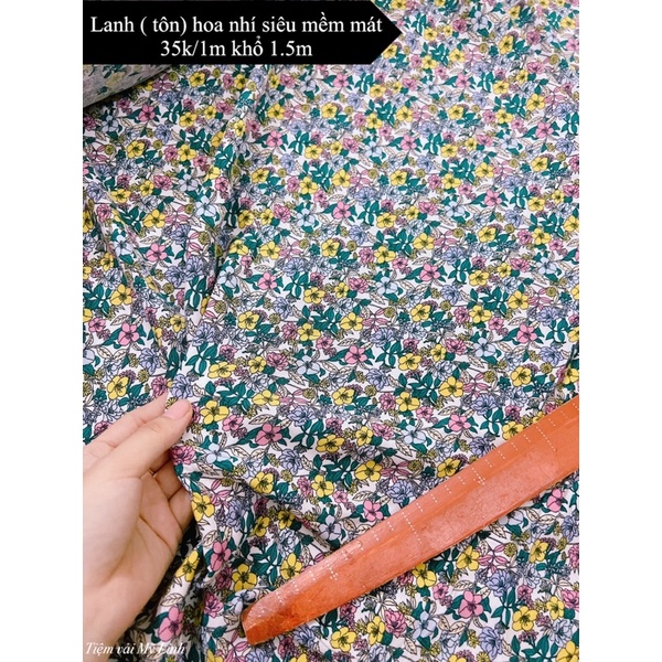Vải lanh- tôn siêu mềm mại mát lạnh siêu mát thấm hút mồ hôi cực tốt