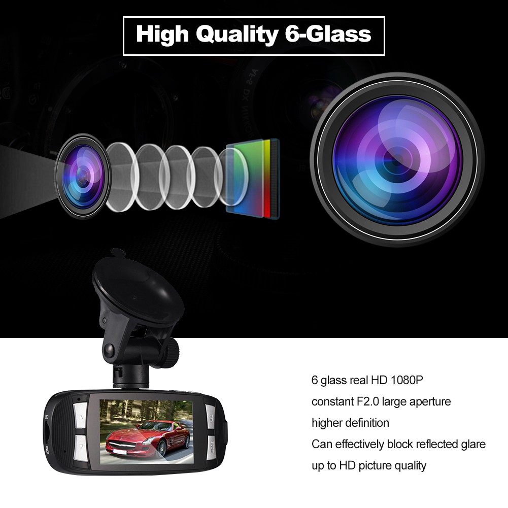 Bộ Máy Quay Hành Trình Novatek 96220 Dash Cam G1W Loại Full Hd 1080P Cho Xe Hơi | BigBuy360 - bigbuy360.vn