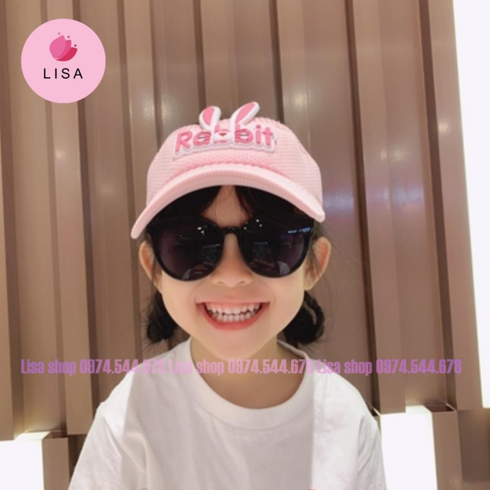 [HÀNG LOẠI 1] Mũ hình thỏ cho bé dễ thương, mũ trẻ em chất liệu len mềm co giãn vừa vòng đầu có lỗ thoáng khí Lisa, M48