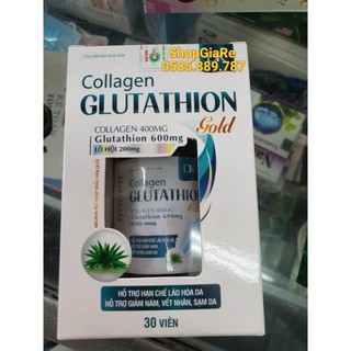 Collagen Glutathione gold cung cấp đổ ẩm cho da, làm đẹp da sáng da nám da vàng da chỗng lão hoá da