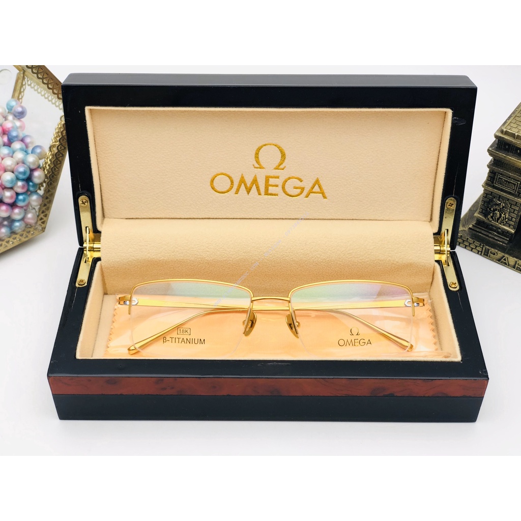 GỌNG KÍNH TITANIUM MẠ VÀNG CAO CẤP - OMEGA 511629