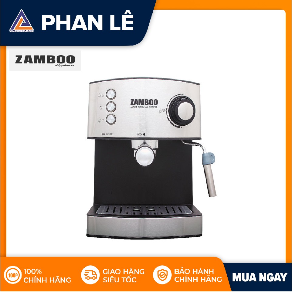 [Mã ELHADEV giảm 4% đơn 300K] Máy pha cà phê Espresso Zamboo ZB-88CF