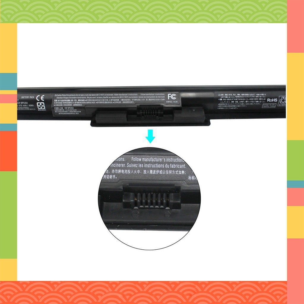 [Xả kho] Pin Laptop SONY VGP-BPS35 VGP-BPS35A Sony Vaio 14E 15E Series SVF142C29L