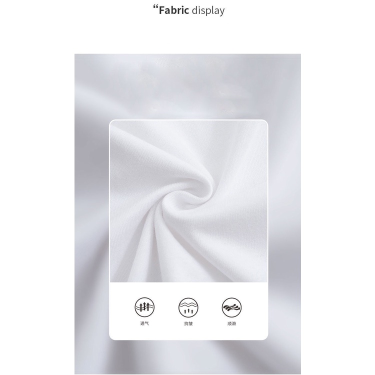 Áo Thun Trắng 100% cotton Tay Ngắn Dáng Rộng Phong Cách Thời Trang Hàn Quốc 2022