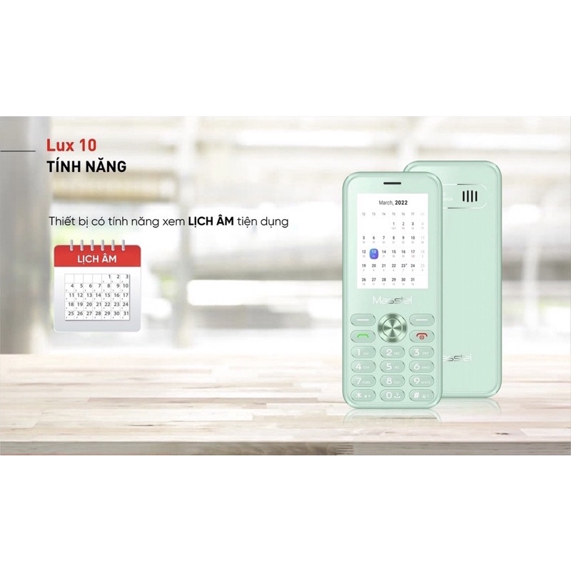 Điện thoại Masstel Lux 10 4G - hàng chính hãng , full hộp , nguyên seal