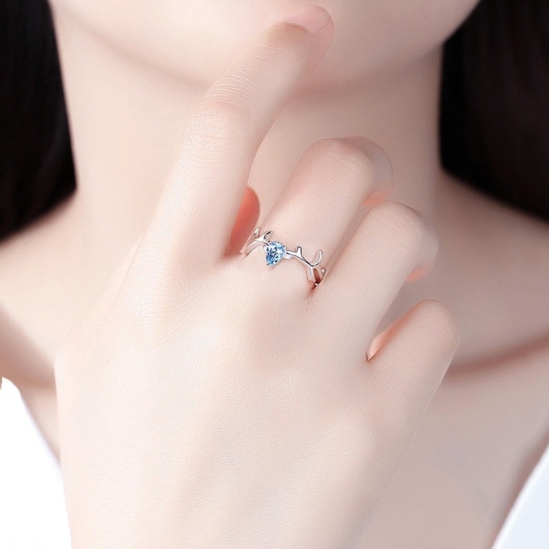 Bộ 2 Nhẫn Cưới Mạ Bạc Khắc Chữ Hello