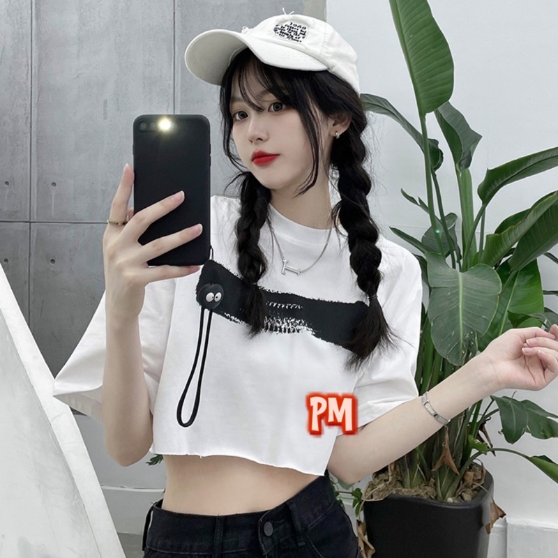 Áo croptop vệt ngực PM11
