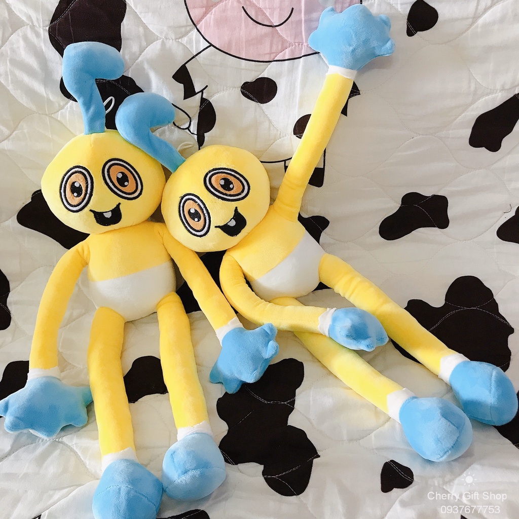 Gấu Bông Baby Long Legs Nhân Vật Game Poppy Playtime Size 50cm Loại Đẹp, Đồ Chơi Huggy Wuggy Nhồi Bông - Happy Hug