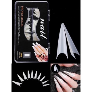 Móng nối nhọn - Móng nối tay dài trang trí móng nail <3