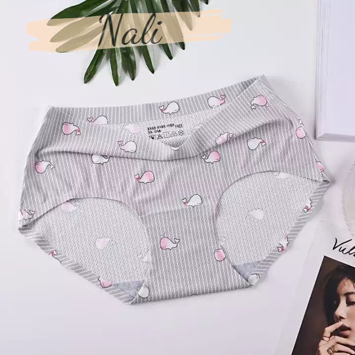 Quần lót nữ su điều hòa kute, thun lạnh không đường may siêu mát lạnh NL105 | BigBuy360 - bigbuy360.vn