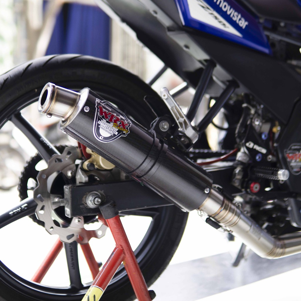 Pô WRX GP K2 tròn - Carbon