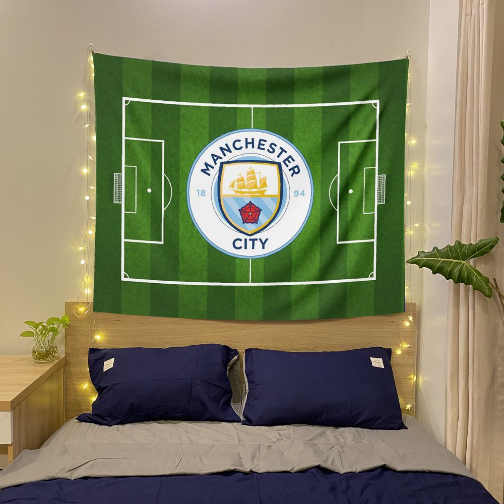 🏃Kèm Dây Đèn & Móc Treo🏃Những đội bóng hot nhất: Chelsea, Man City, Manchester City🏃Tranh vải treo tường NHÀ MÂY💖