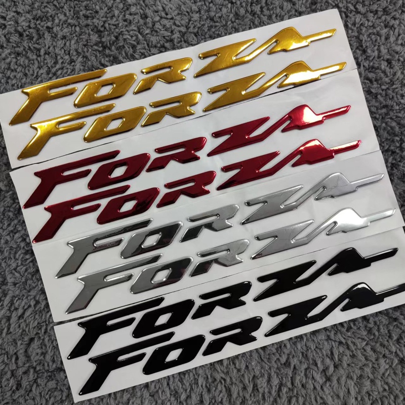 Biểu tượng Honda Forza cho 150 250 300 350 750 Biểu tượng xe máy 3D PVC mềm