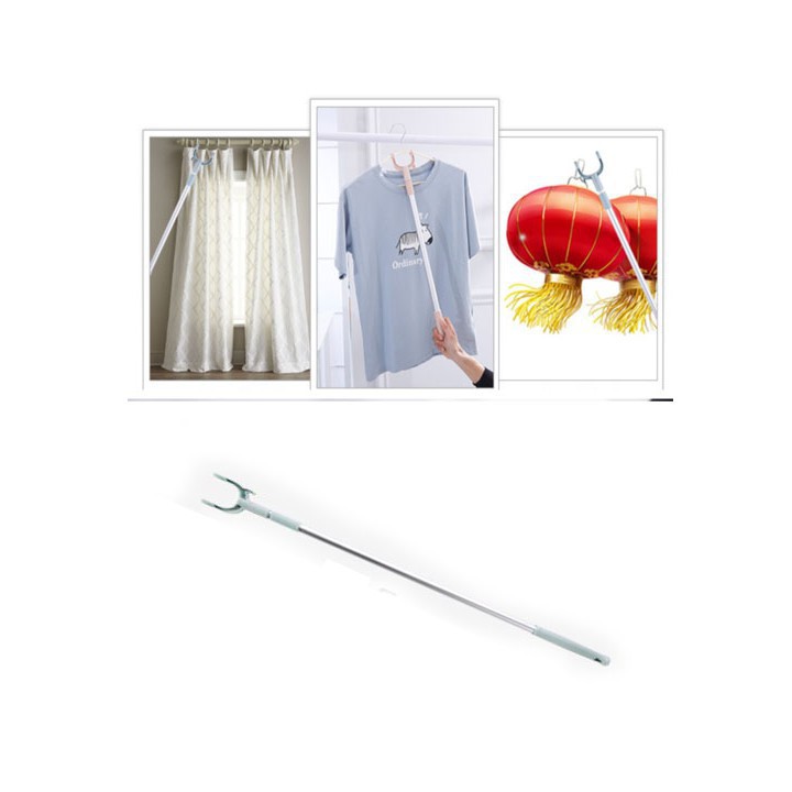 Gậy, cây lấy đồ, phơi móc treo quần áo làm bằng inox