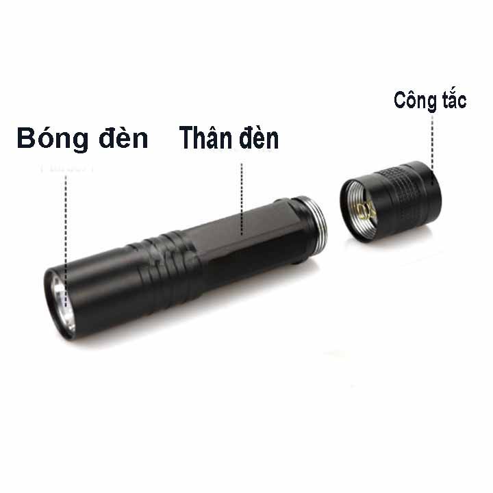 Đèn pin mini siêu sáng HY 804 [dùng 1 pin AA]