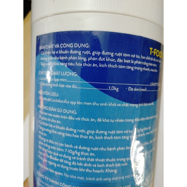 Men tiêu hóa cho tôm cá T FOOD