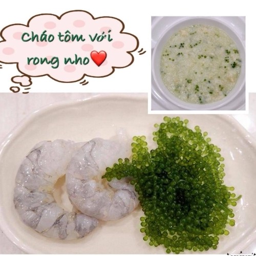 Rong Nho Tách Nước Khánh Hòa 100g  Rong Nho Ngon Giá Rẻ Rong Biển Nho