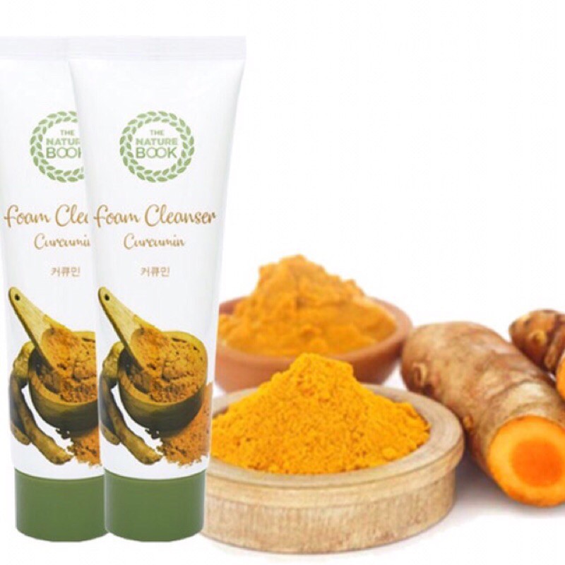 Sữa Rửa Mặt Edally EX Tinh chất Nghệ vàng chống lão hóa da - The Nature Book 120g | BigBuy360 - bigbuy360.vn