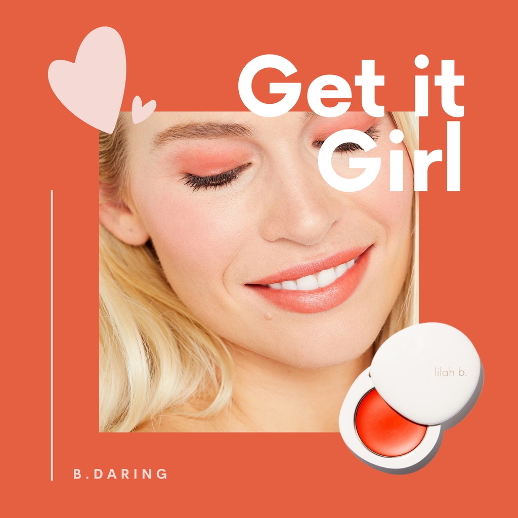 Son kiêm má hồng dạng kem Lilah B. Divine Duo Lip & Cheek