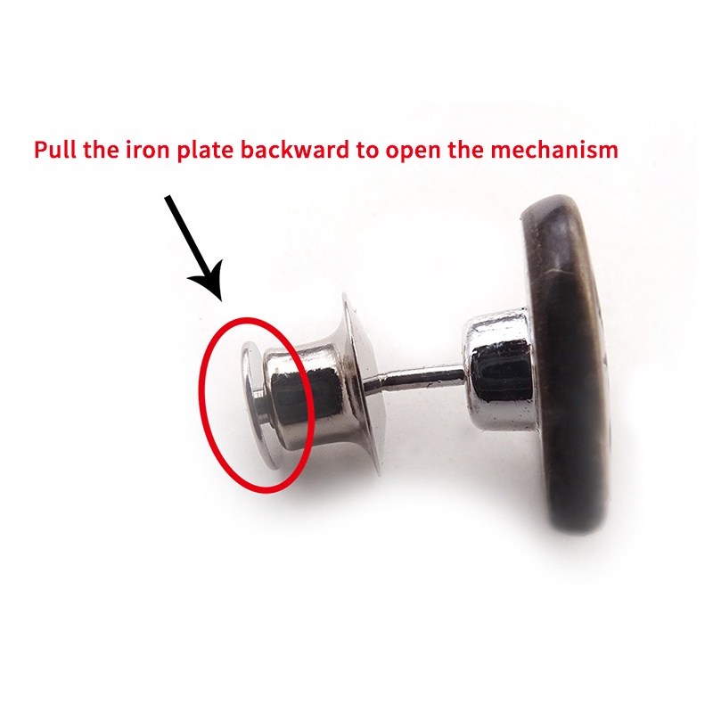 Nút kim loại hình hoa cúc nhỏ gắn lưng quần jean có thể tháo rời