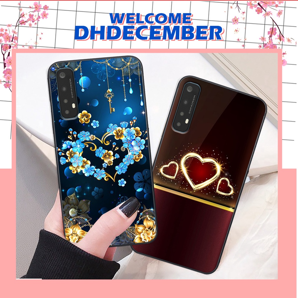 Ốp lưng Realme 7 in hình hoa tinh tế , mới mẻ DH DECEMBER
