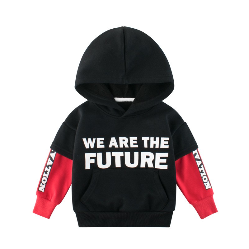 Áo Hoodie bé trai 27KIDS áo nỉ có mũ cho bé họa tiết đáng yêu chất cotton hàng xuất Âu Mỹ