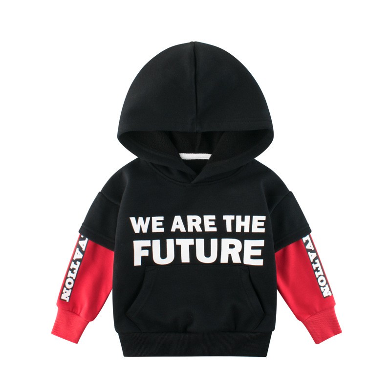 Áo Hoodie bé trai 27KIDS áo nỉ có mũ cho bé họa tiết đáng yêu chất cotton hàng xuất Âu Mỹ