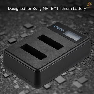 Bộ Sạc Pin B' E & T Andoer Mini Usb Kép Cho Sony Np-Bx1 Dslr Li-Ion Lithium
