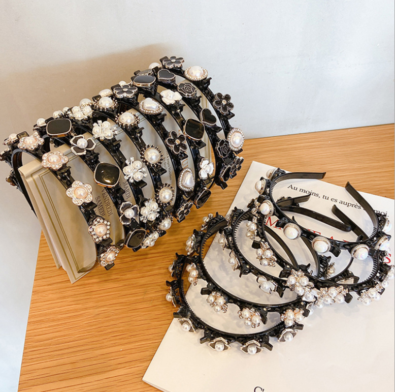 Cài tóc SOH3037 đính ngọc trai nhân tạo nhiều họa tiết đẹp mắt khác nhau