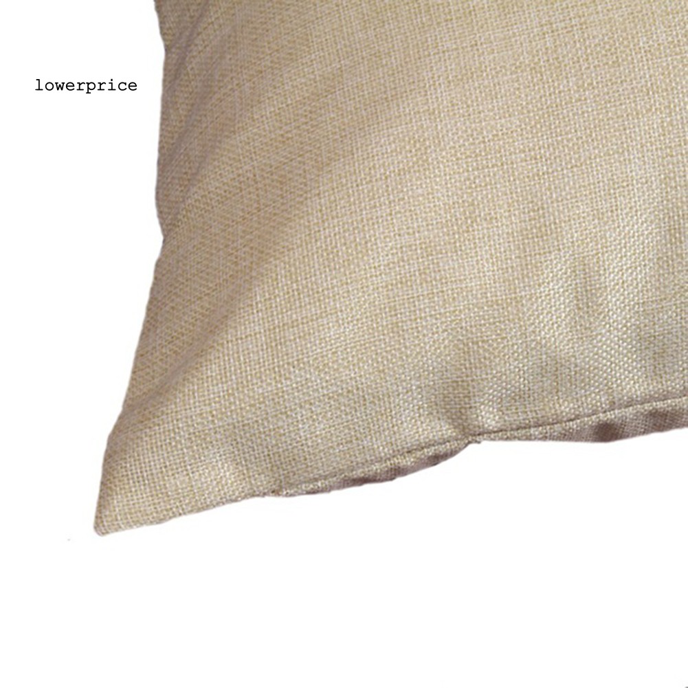 LP_Simple English Apothegm Linen Throw Pillow Case Cushion Cover Home Sofa Decor