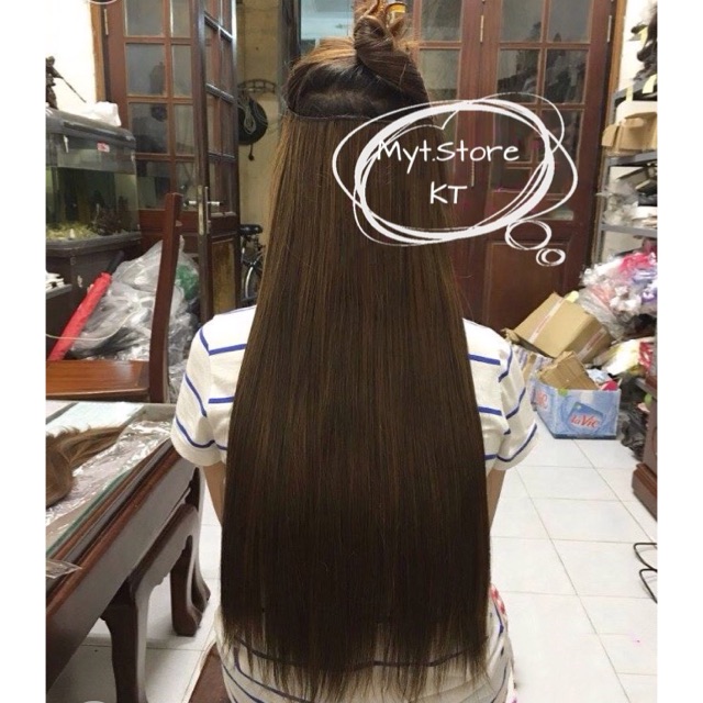 Tóc giả kẹp cao cấp các mẫu (ảnh thật)
