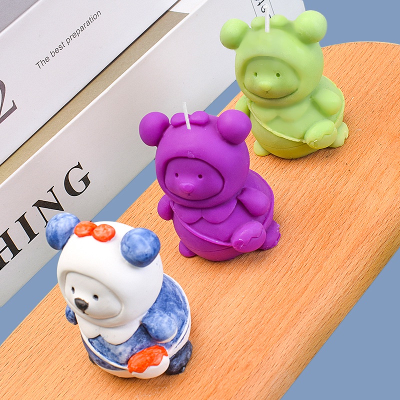 Khuôn Silicon Mềm Tạo Hình Ba Lô Gấu Trang Trí Bánh Kem / Chocolate