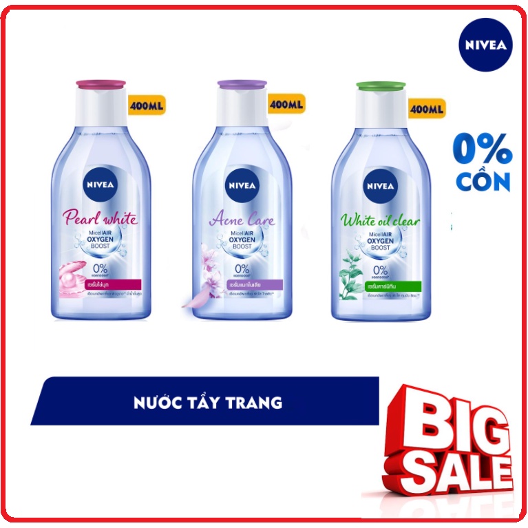 Nước Tẩy Trang NIVEA Dịu Nhẹ Chai 400ml