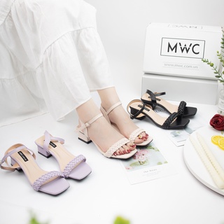 Giày Cao Gót Nữ MWC Dáng Sandal Đế Vuông 3cm NUCG-3919