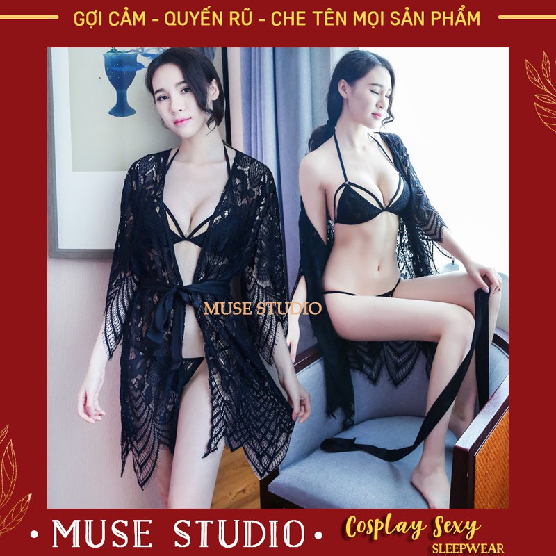 Đồ Lót Gợi Cảm 𝑯𝑶𝑻 𝑻𝑹𝑬𝑵𝑫 Bộ Đồ Lót Ren Sexy, Tôn Ngực Quyễn Rũ (Không Kèm Áo Choàng)