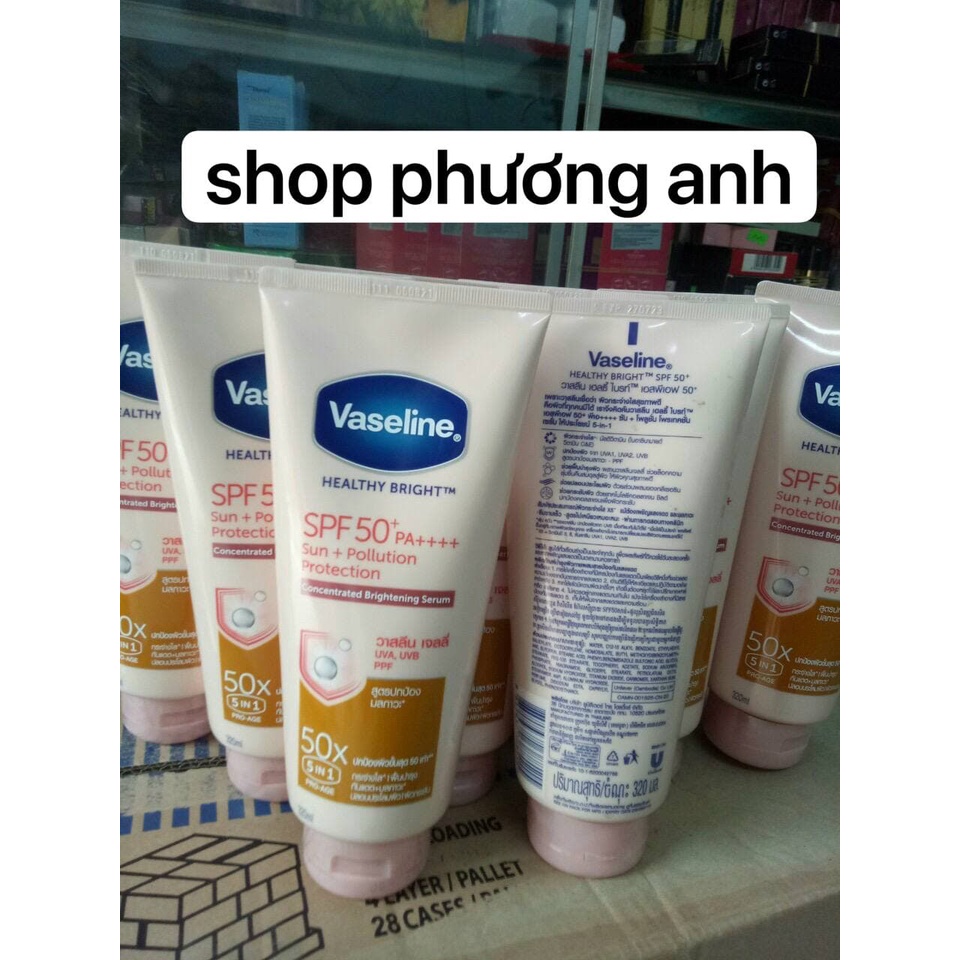 Dưỡng chống nắng vaseline 50x